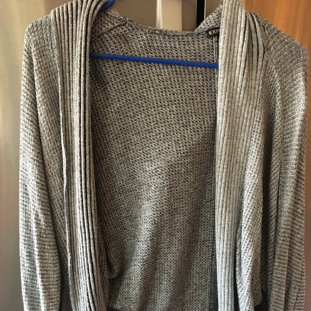 Hooded cardigan